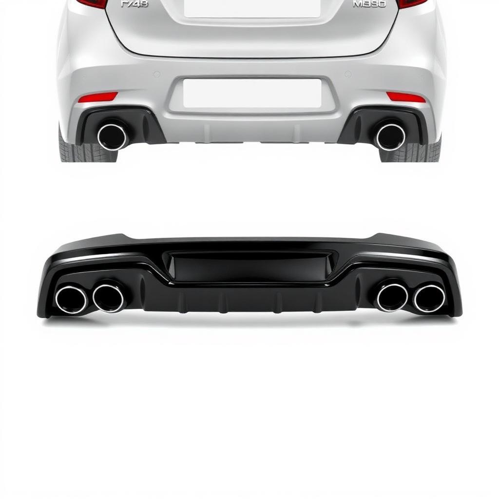 Rear Diffuser — Golf 7 GTI for Volkswagen